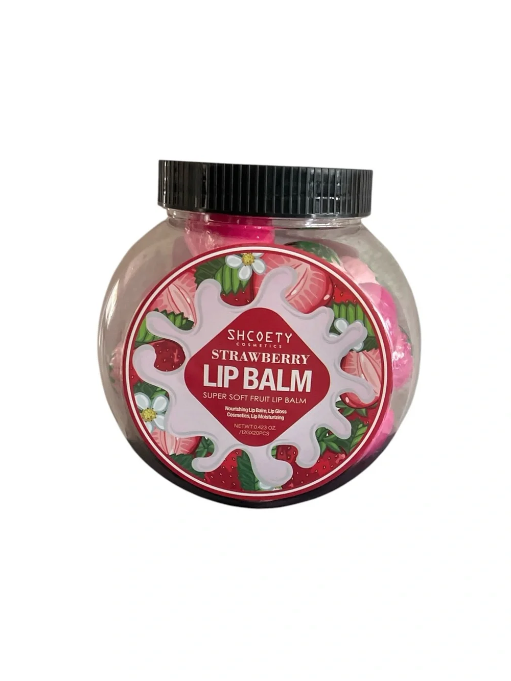 TWENTY STRAWBERRY GLAZE FRUIT LIP BALMS